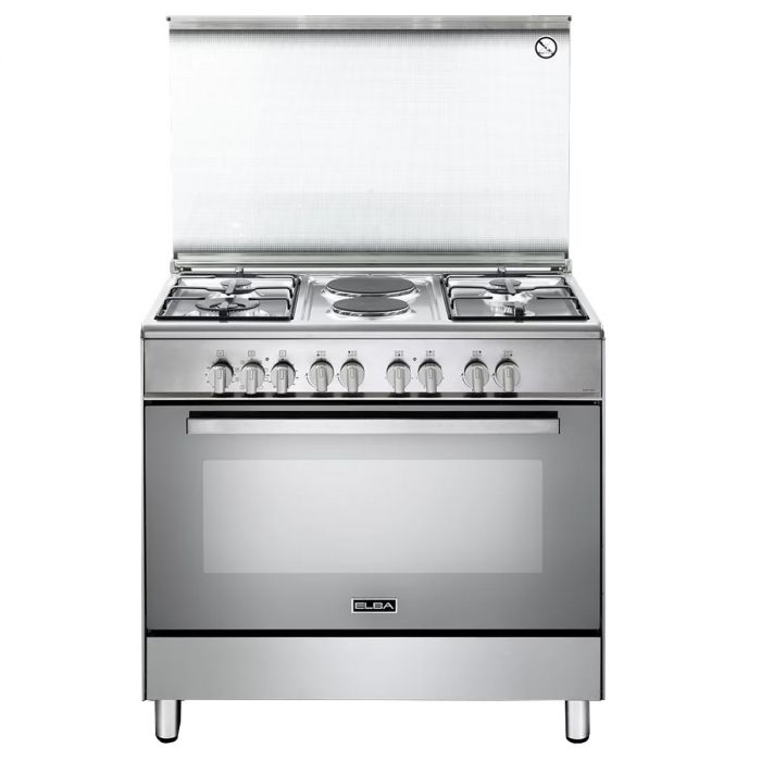 4 GAS+2 90X60 ELECTRIC STAINLESS STEEL COOKER- EB/629