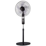BLACK STAND FAN , 4 SPEED - RM/668