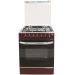 4 GAS 55X55 DARK RED COOKER - EB/303