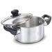 20CM STAINLESS STEEL CASSEROLE RAMTONS MASTER CHEF PLUS - RT/205