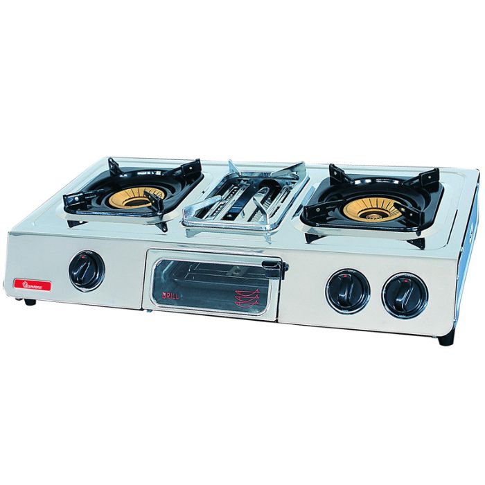 gas cooker with grill