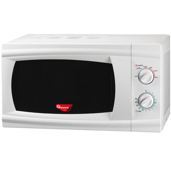 20 Liters Manual Microwave White Rm 206 Ramtons