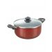 MAROON 20CM NON-STICK CASSEROLE 2H RAMTONS MASTER CHEF-RT/104