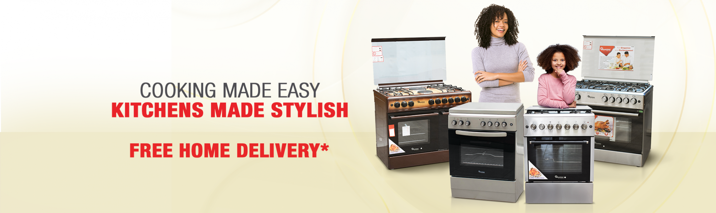Standing Cookers - Cooking Made Easy, Kitchen Made Stylish-free Home Delivery |ramtons
